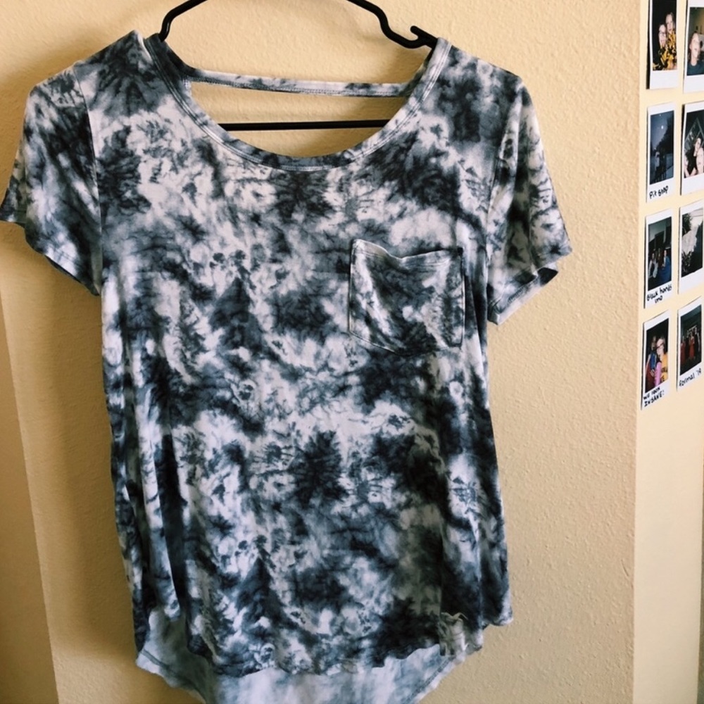 hollister tie dye top